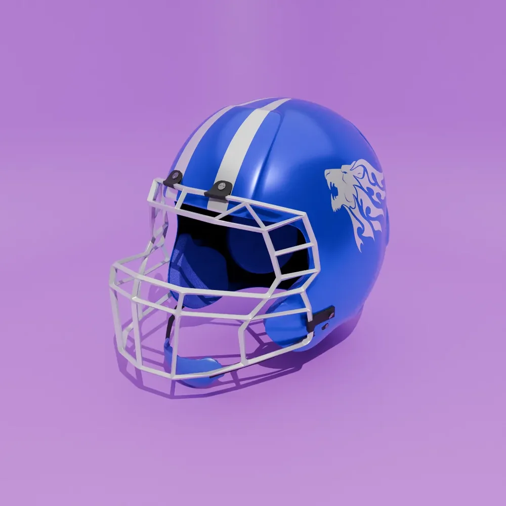 American Football Helmet
