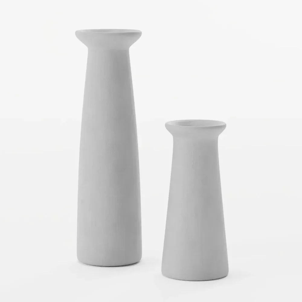 Charcoal Ceramic Candle Holder