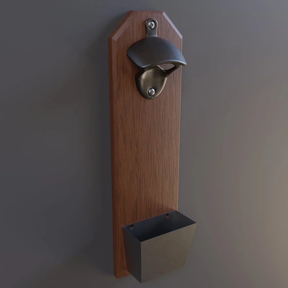 Wall Mounted Bottle Opener