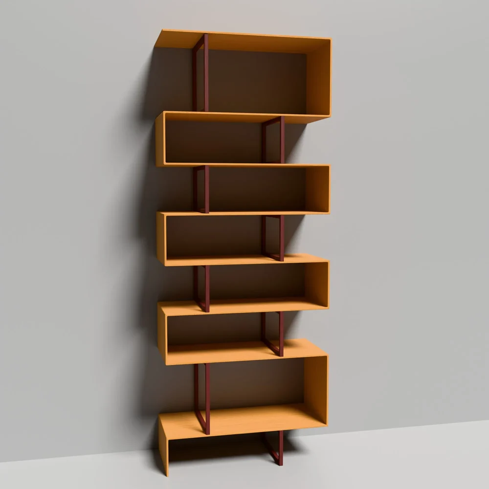 Modern Wooden Bookshelf