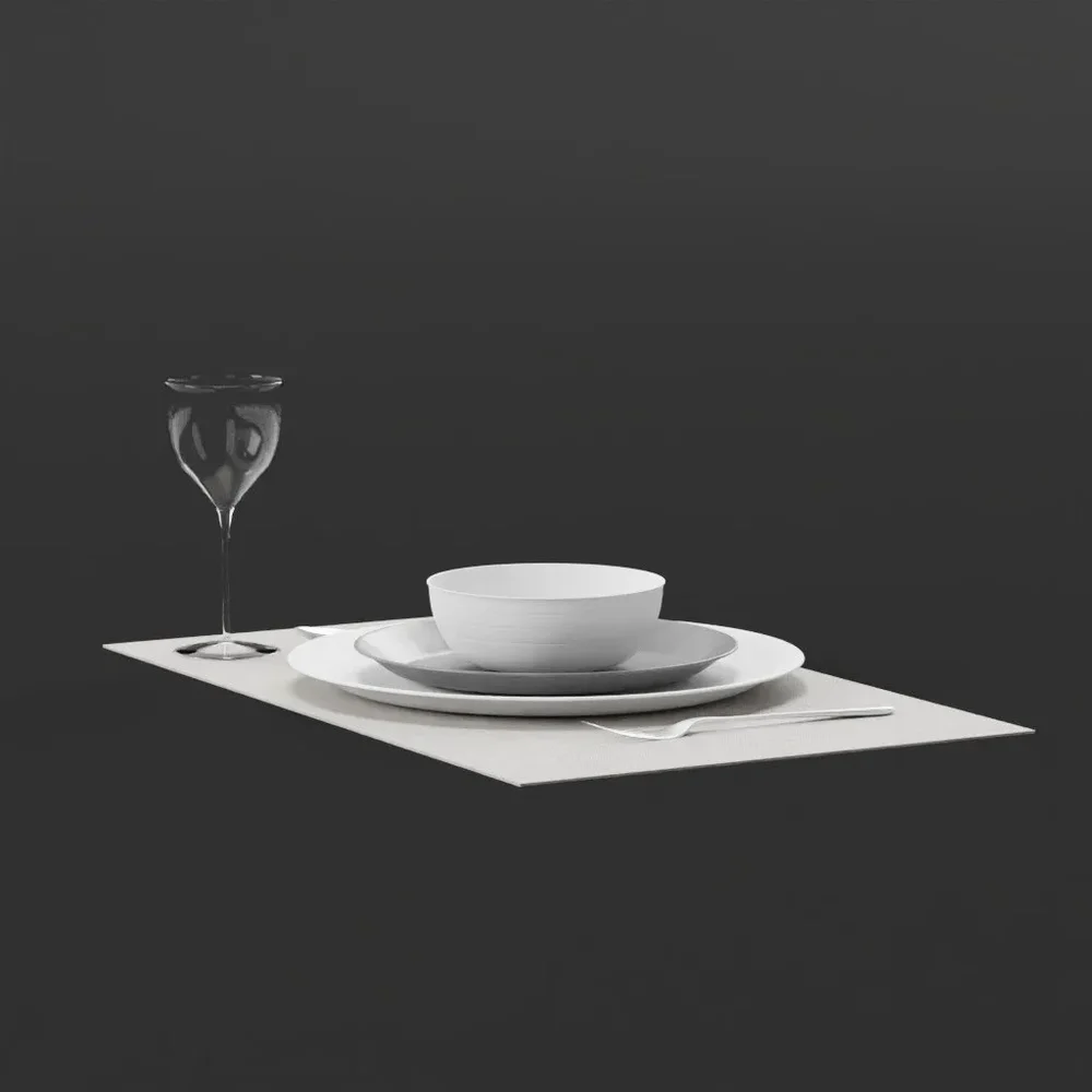 Dining Set Bowl And Stuff