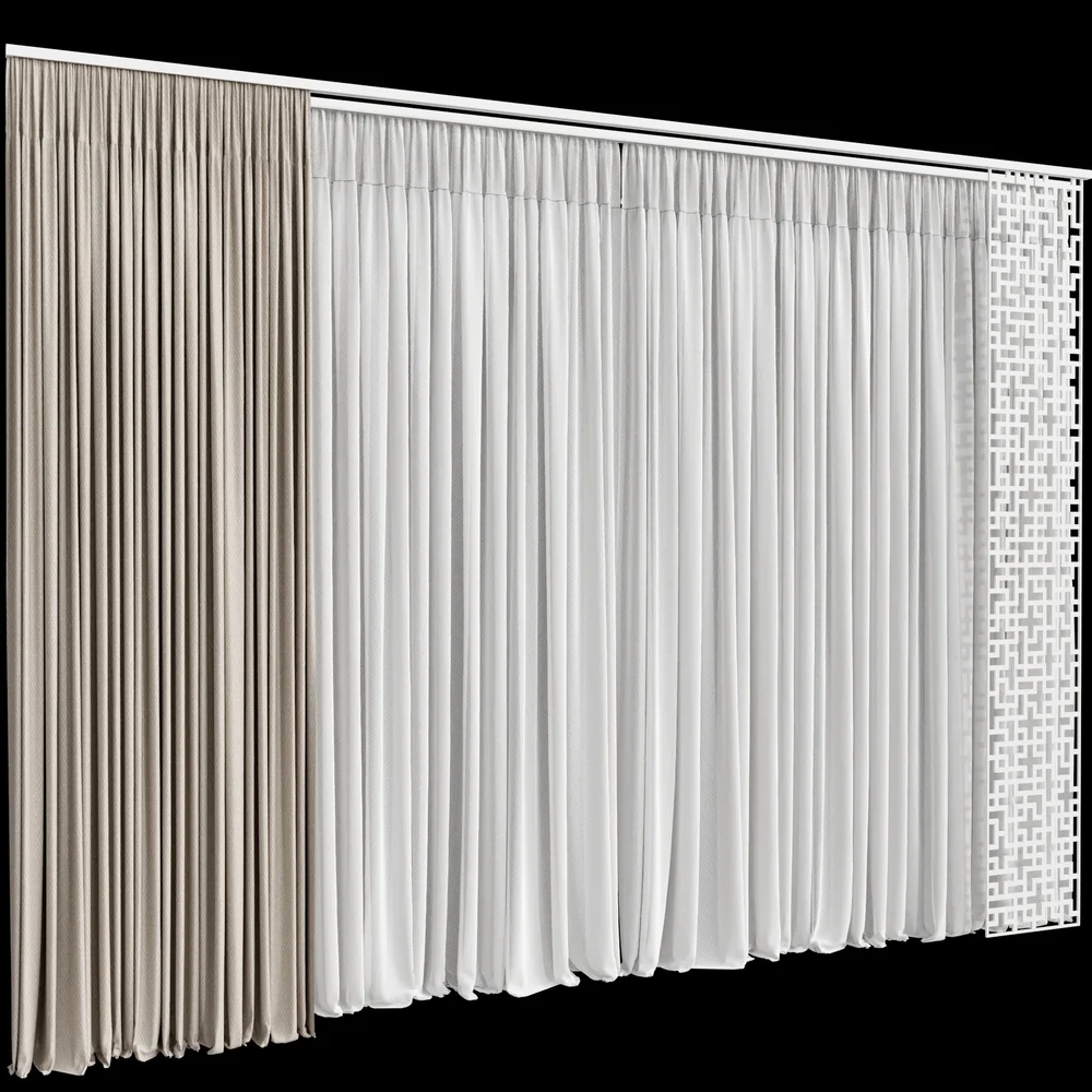 Mi Silk And Cotton Curtain Set