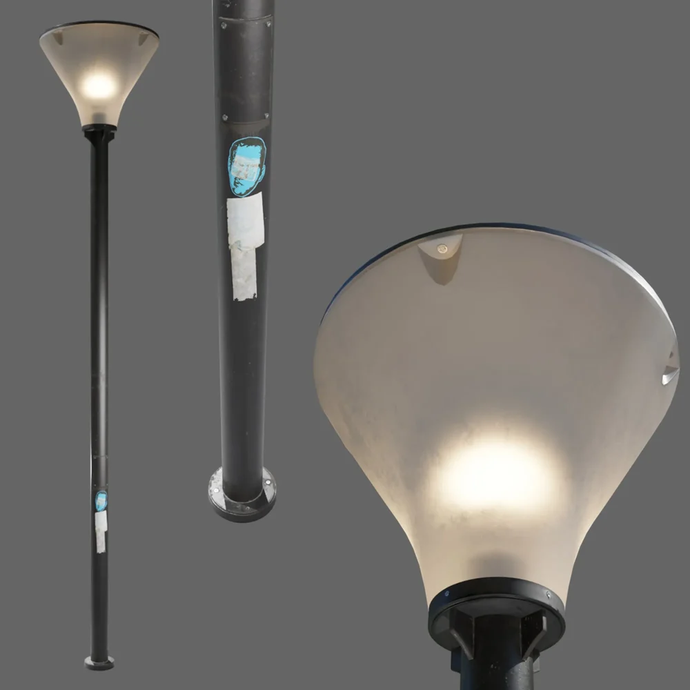 Street Light-With Reamove Able Sticker