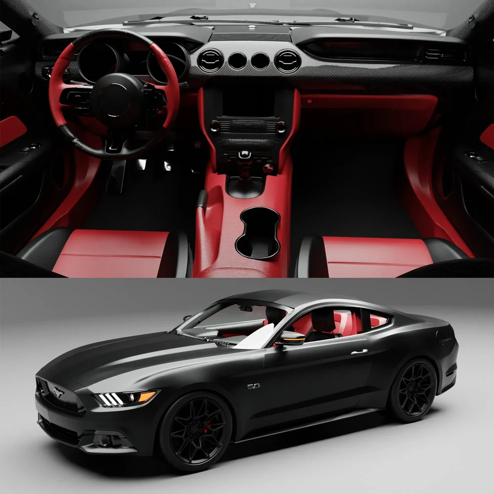 Ford Mustang Gt(Rigged)