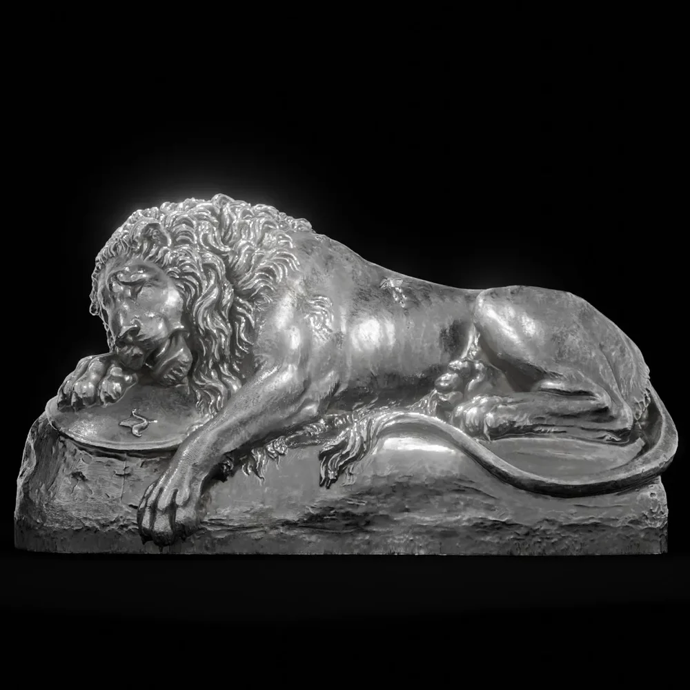 Steel Lucerne Lion