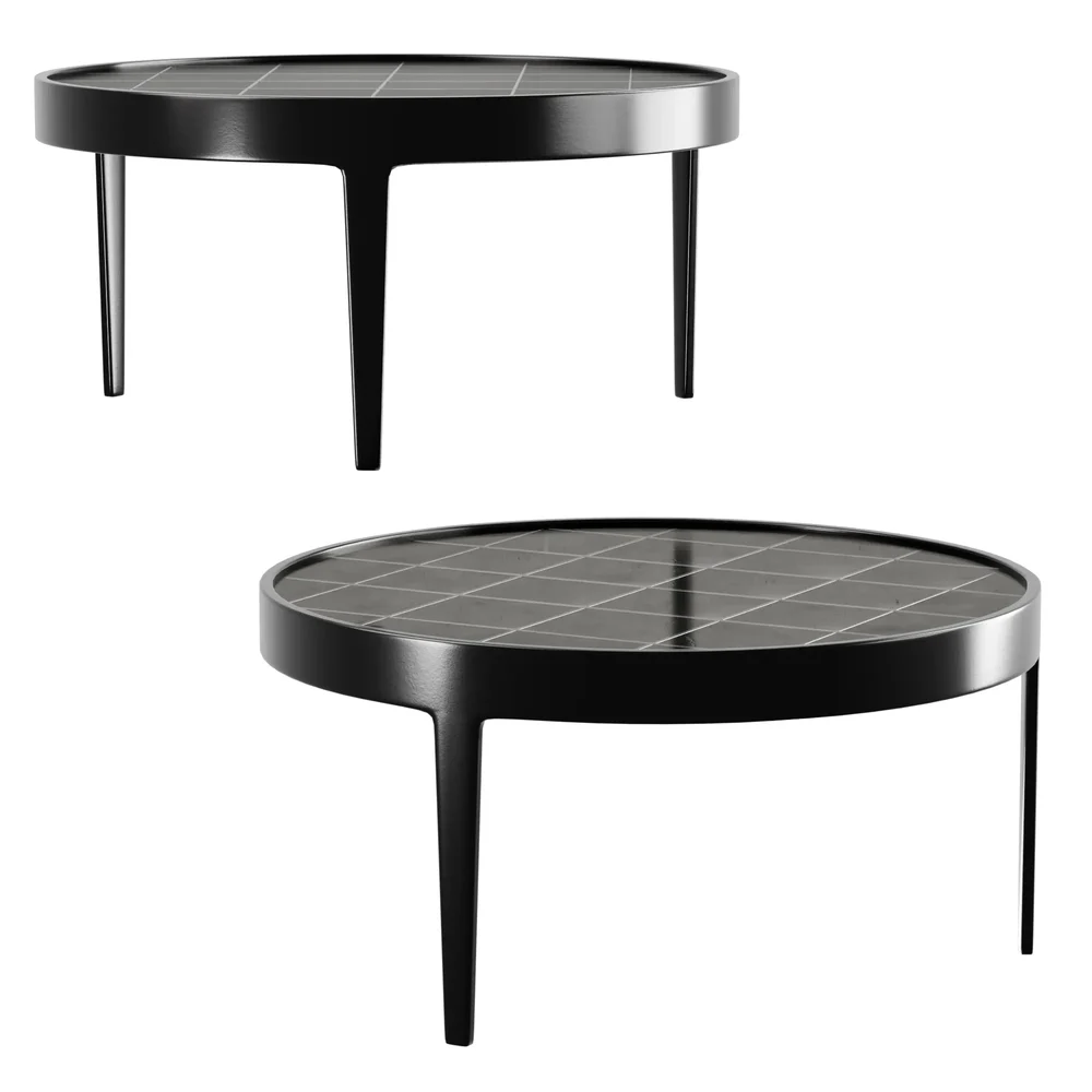 'Passy' Round Low Table