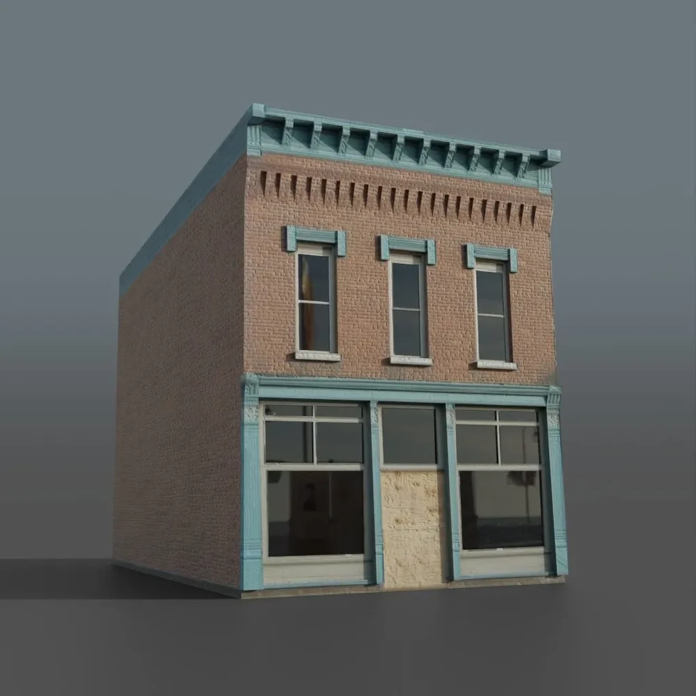 Bg Buildings - Two Story Storefront