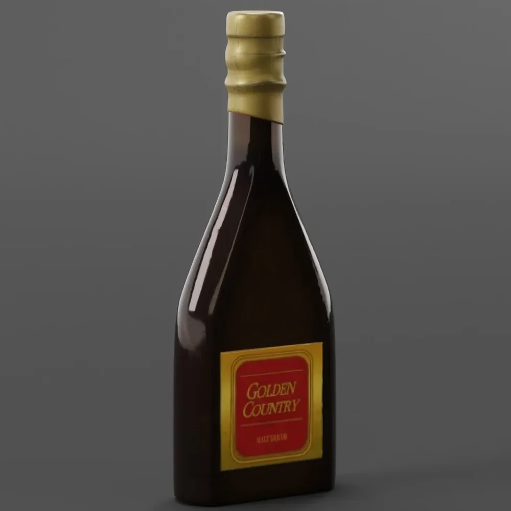 Golden Country Whiskey Bottle