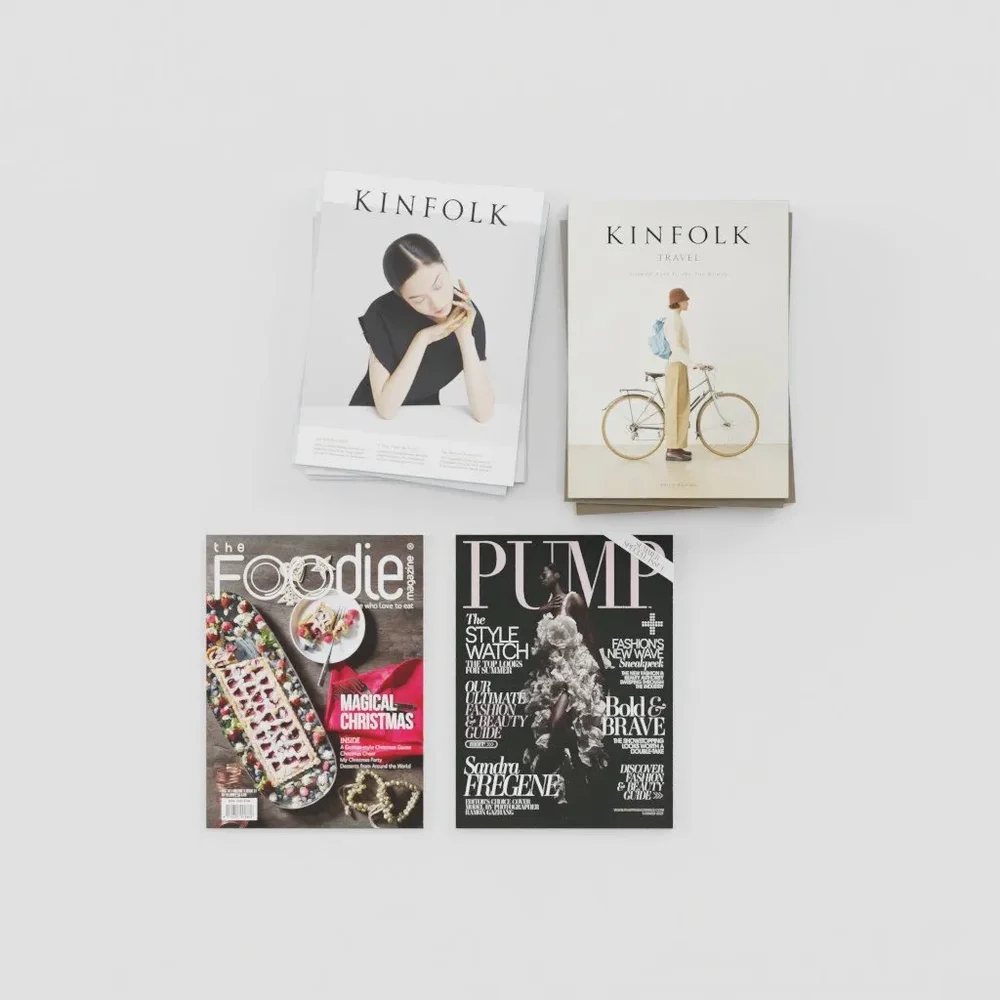 Magazine Pile For Decoration