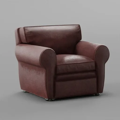 Winered Modern Armchair