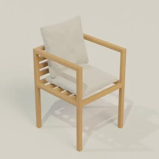 Wooden Chair 60 X 60 X 83