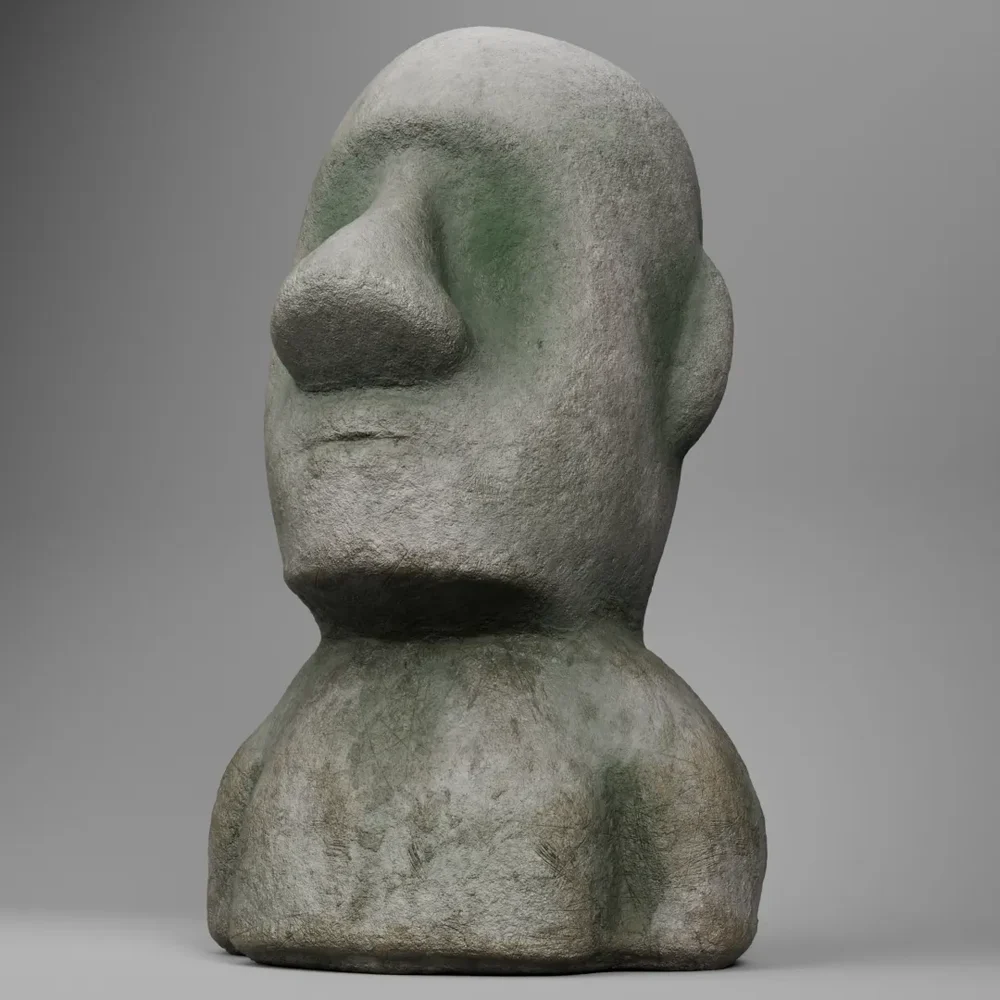 Easter Island Moia Rock Sculpture