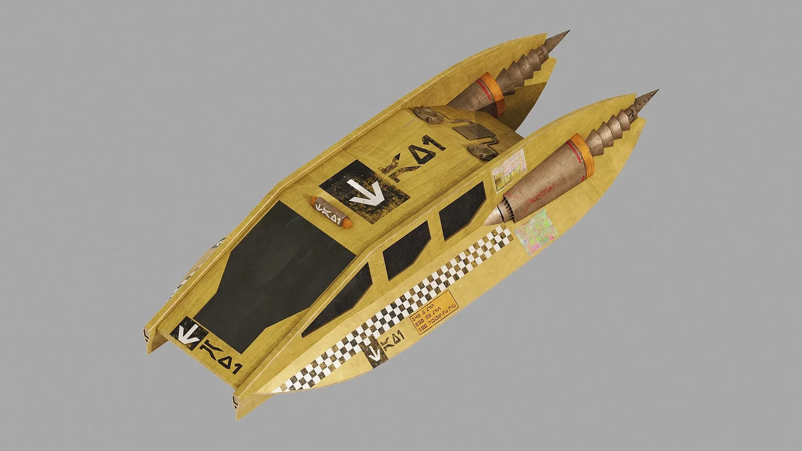 Coruscant Taxi Speeder - Star Wars