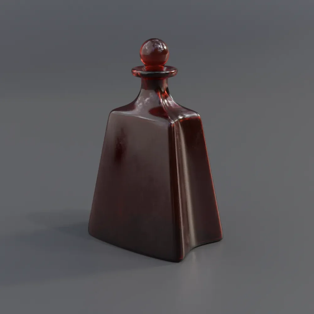 Tall Glass Bottle