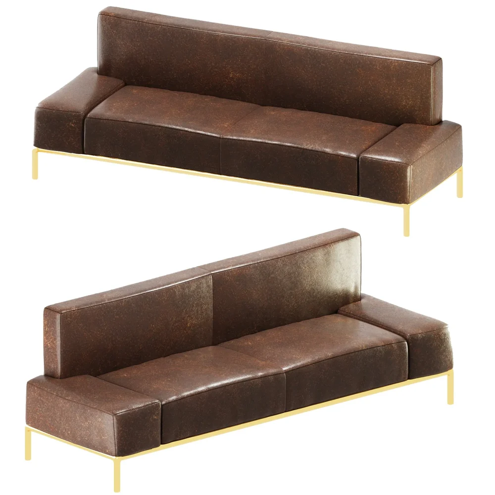 Horizontal Leaher Sofa