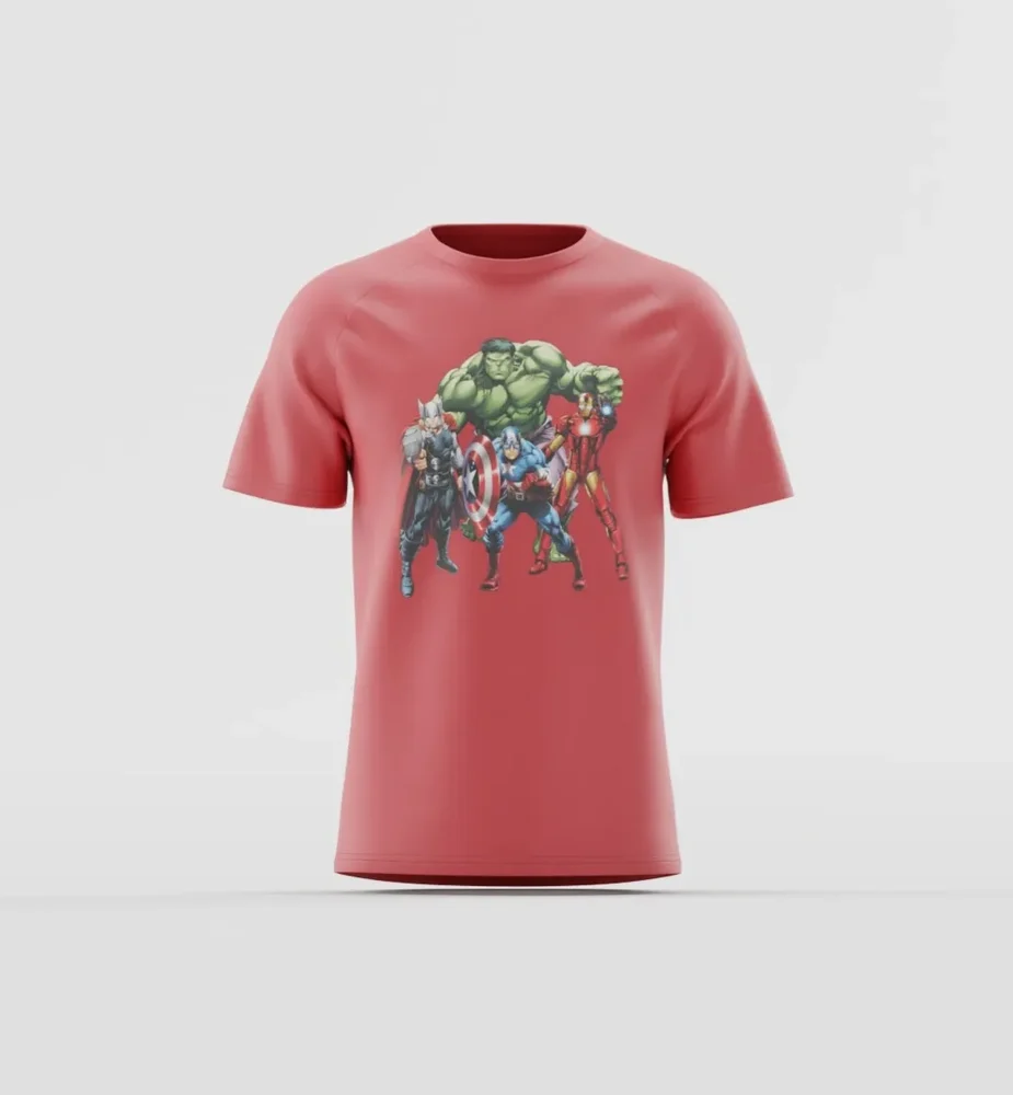 Marvel Avengers Red Graphic T-Shirt