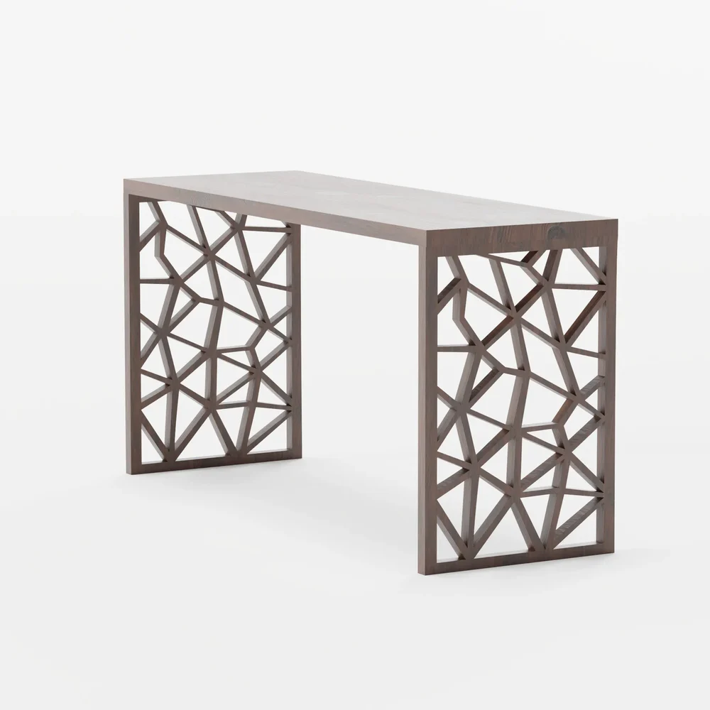 Geometric Console Table