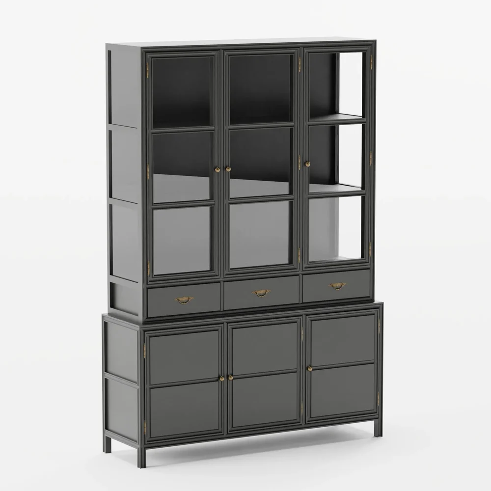 Noir Colonial Black Colonial Hutch