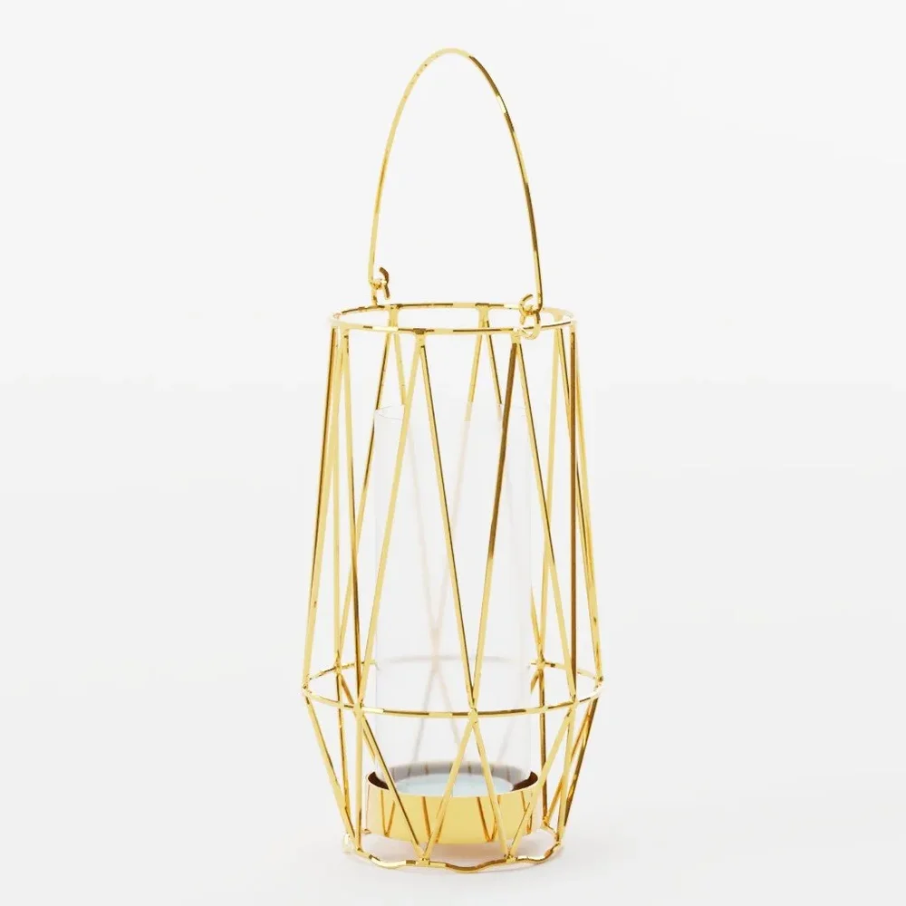 Gold Plated Candle Holder
