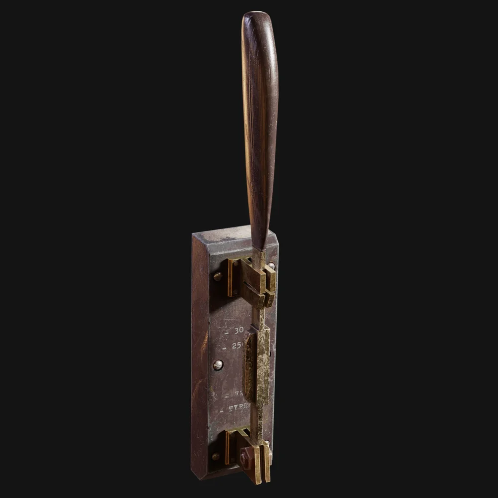 Rudimentary Single Blade Knife Switch