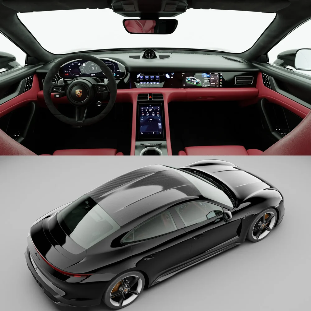 2020 Porsche Taycan(Rigged)