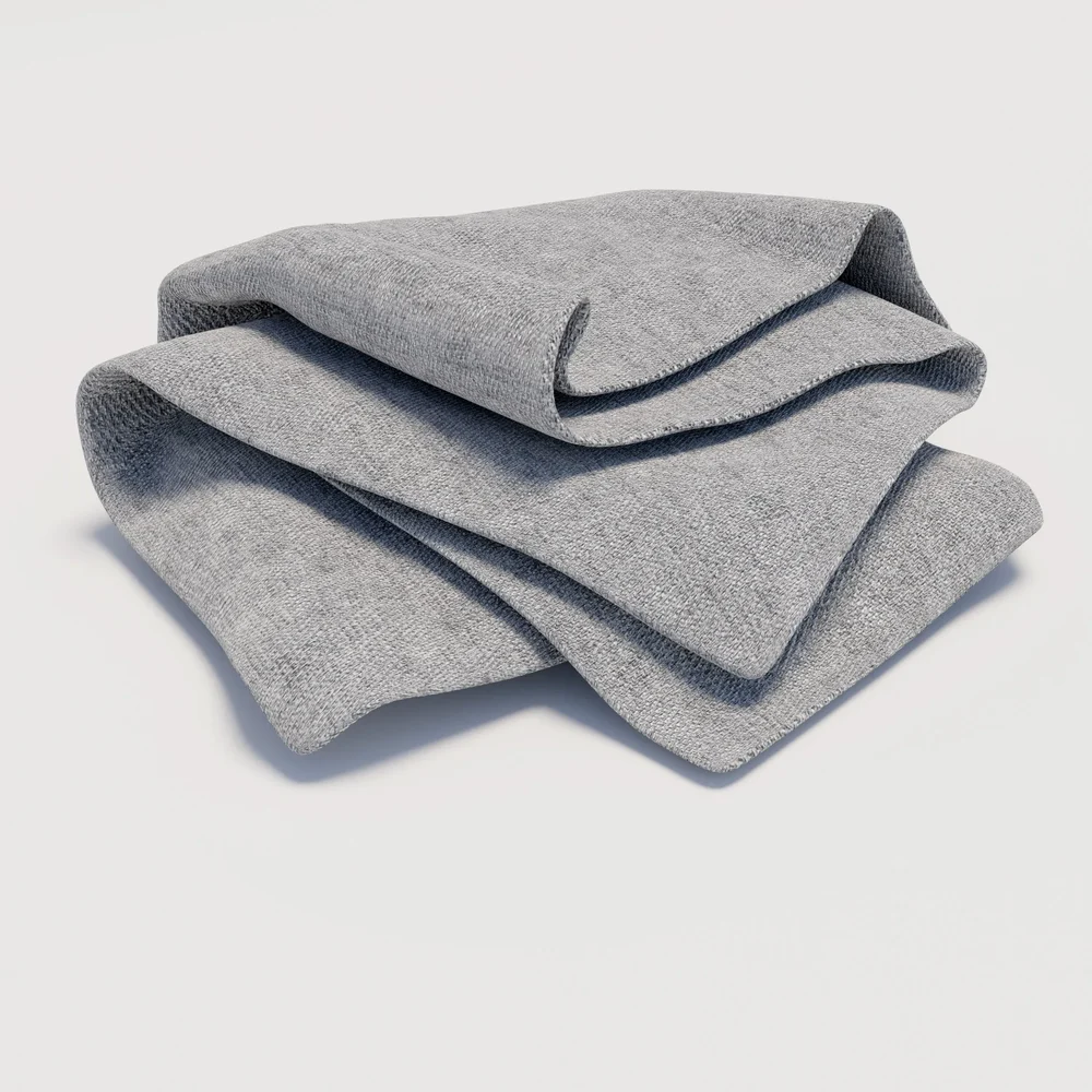 Folded Blanket Or Big Towel