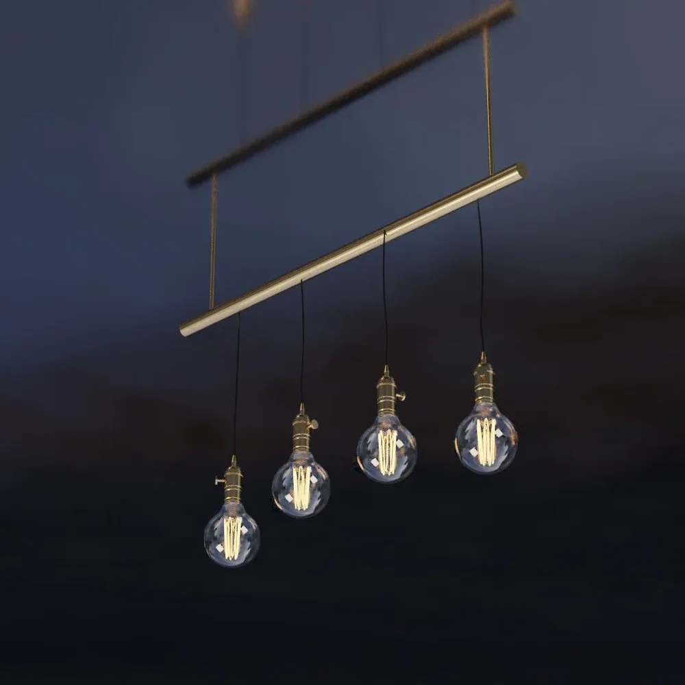 Vintage Industrial Chandelier Line