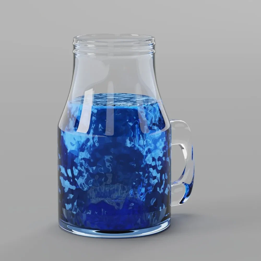 Mason Jar Glass Mug