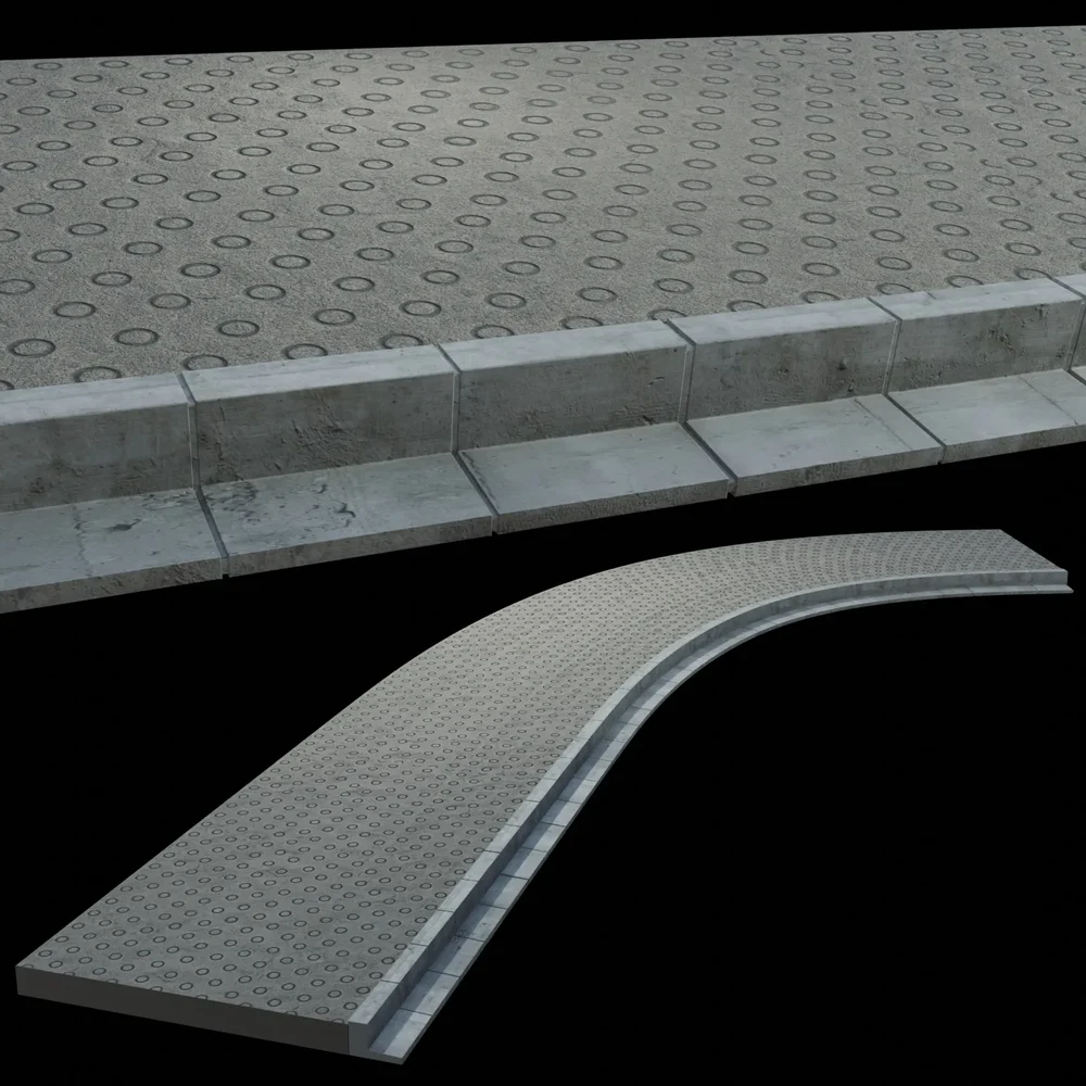 Realistic Shapeable Street Floor