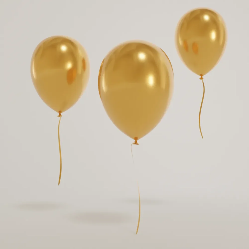 Golden Balloons