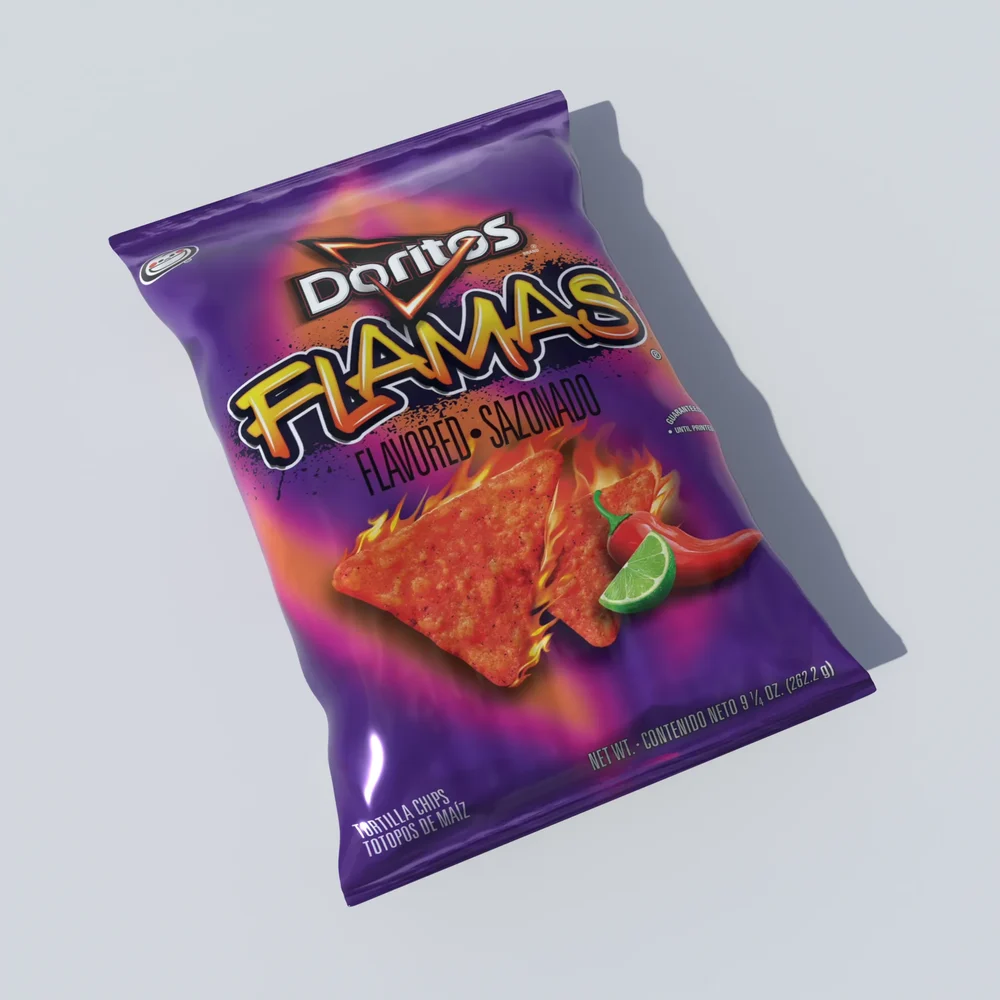 Doritos Flamas Chips Bag