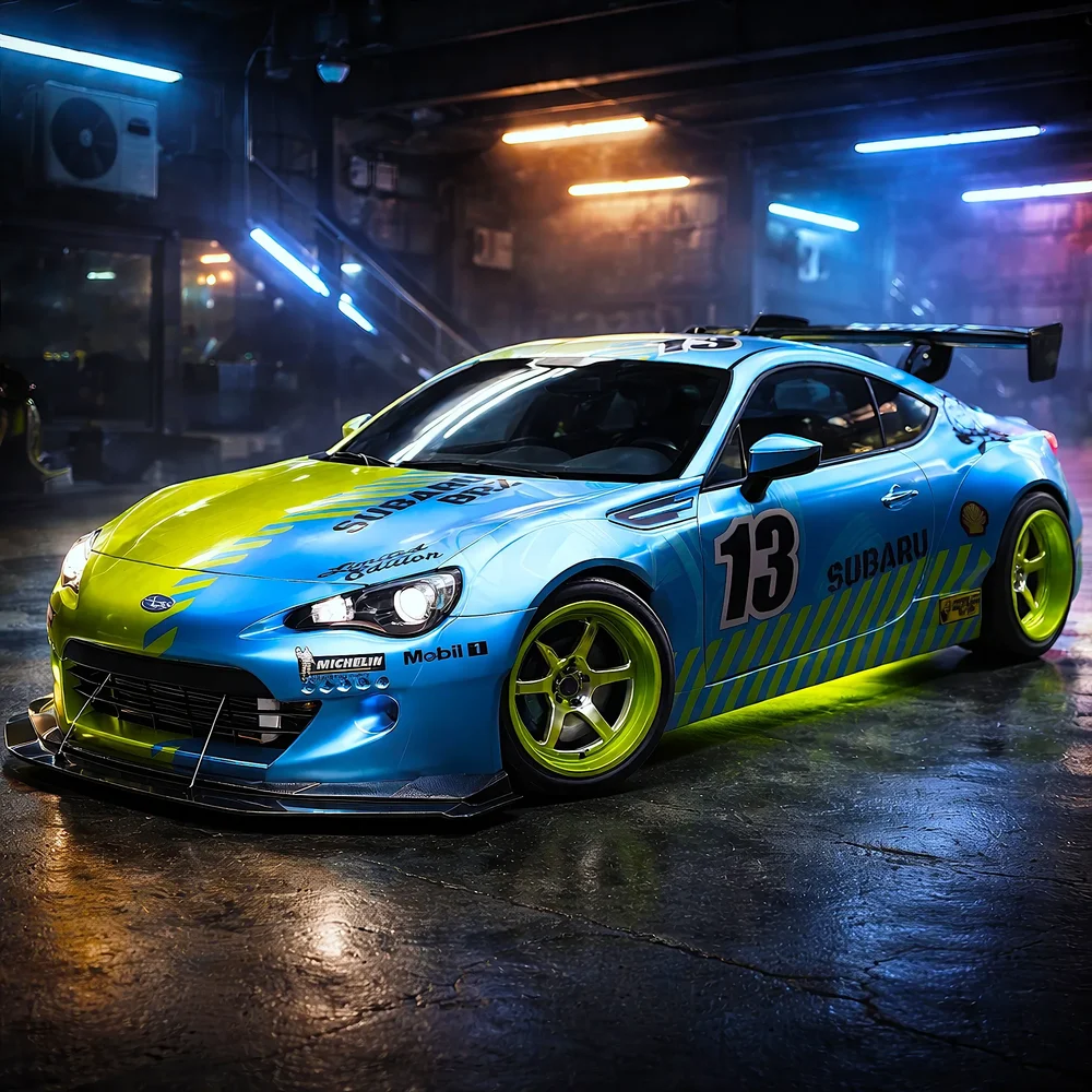 Subaru Brz Blue Shift Livery – Fully Rigged