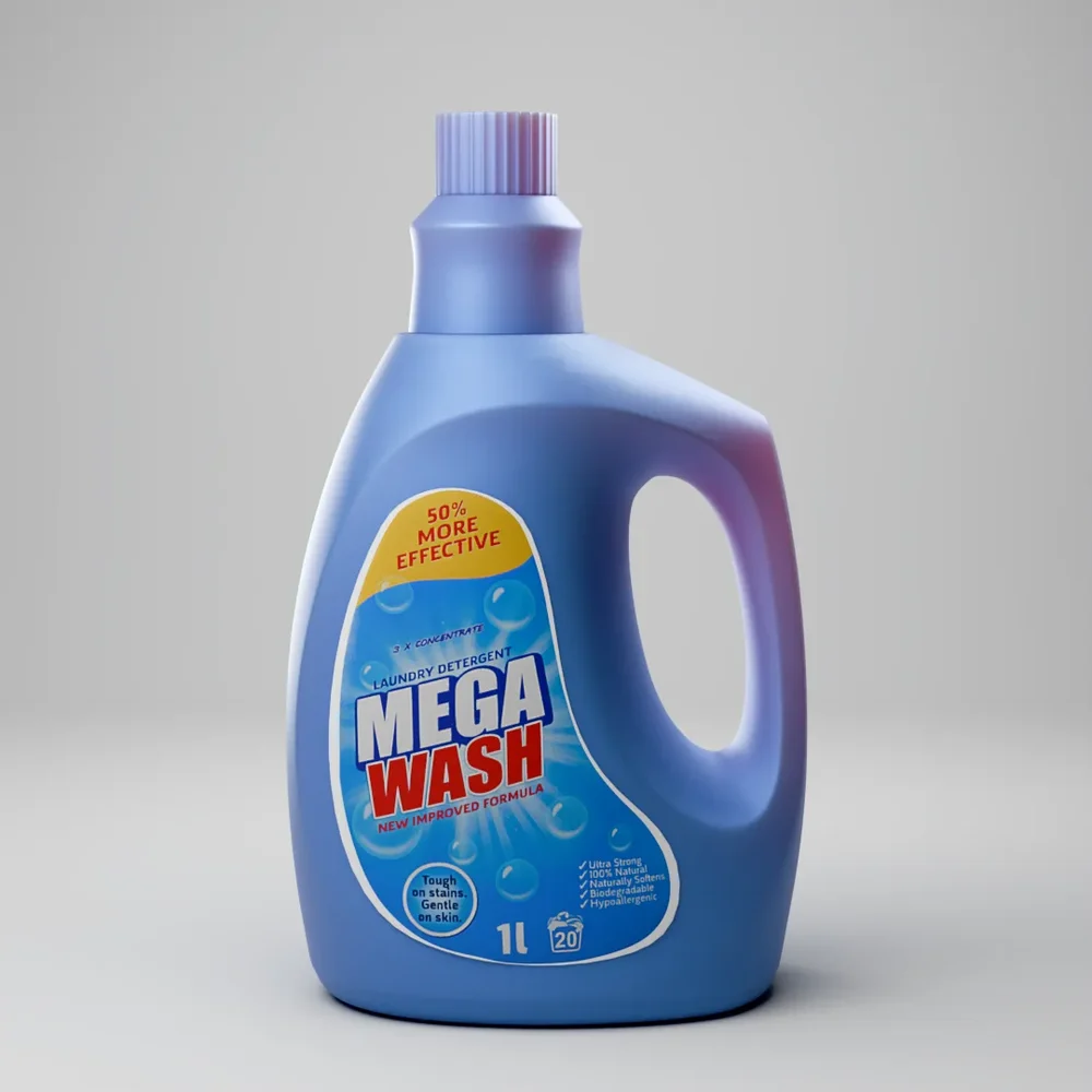 Liquid Detergent Bottle