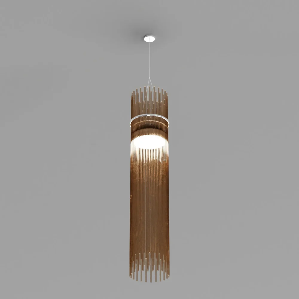 Crystal Cylinders Pendant Light