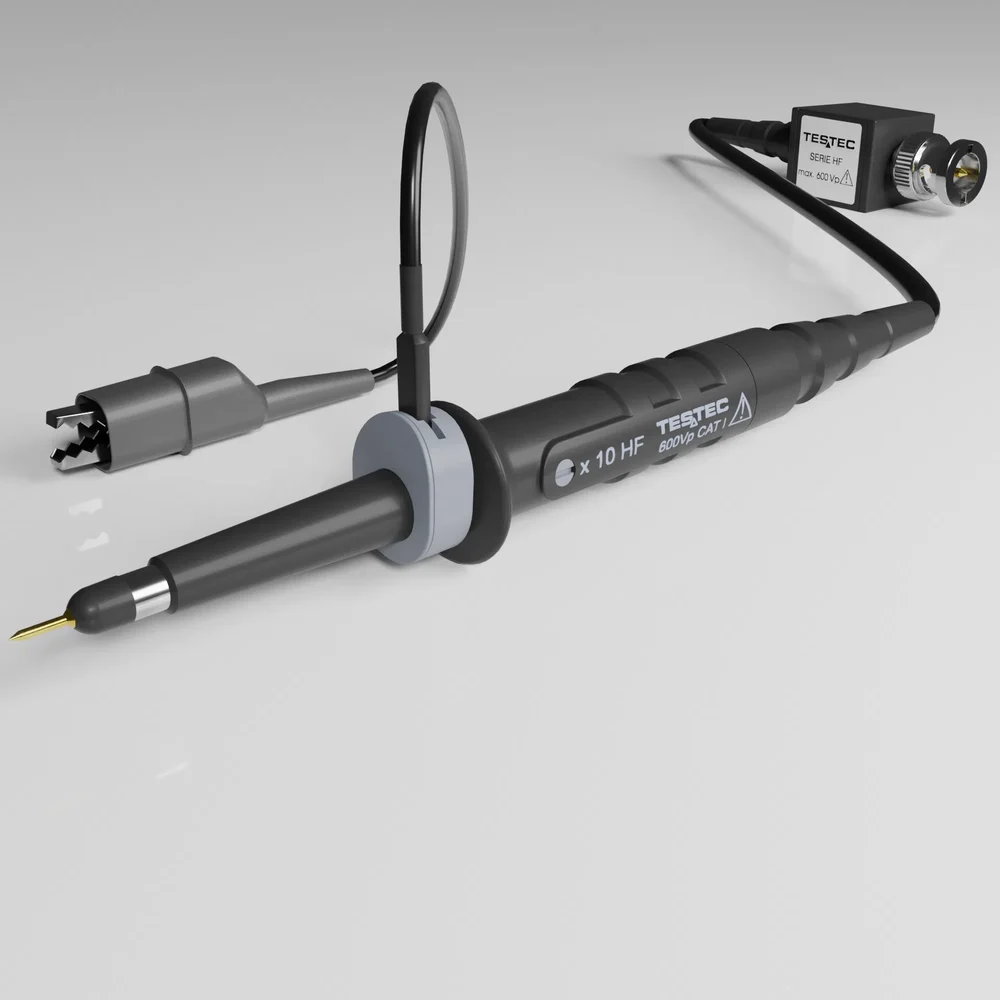 Bnc Oscilloscope Probe Testec Hf X10 600vp Cat I
