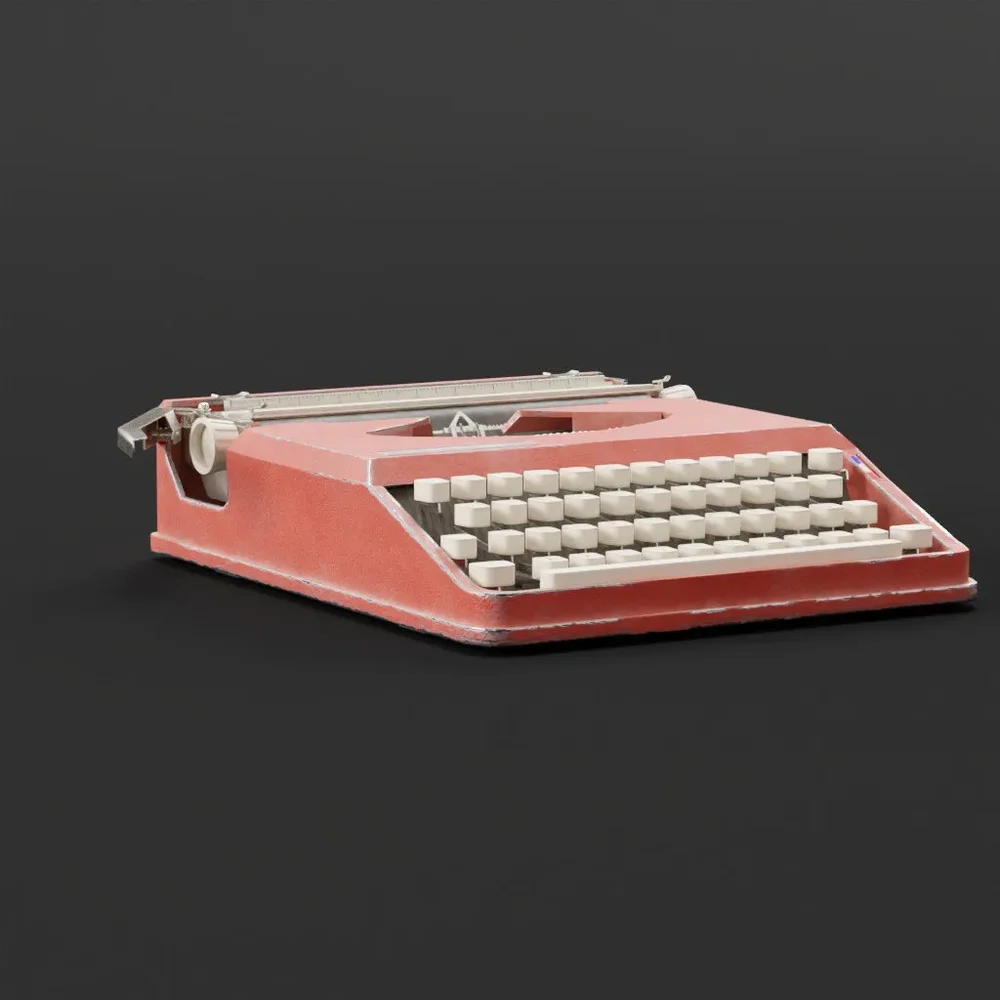 Hermes Baby Typewriter Orange