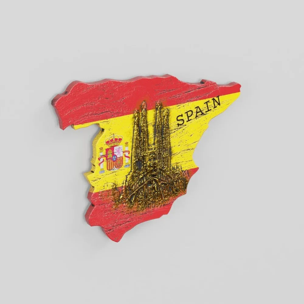 Refrigerator Magnet Spain