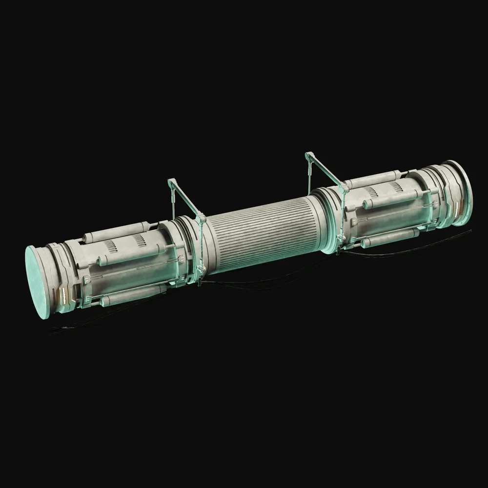 Sci-Fi Tubes & Cable Pack And Structure