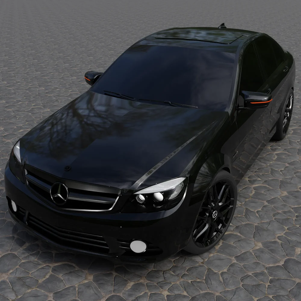 Mercedes Benz C180(Rigged)