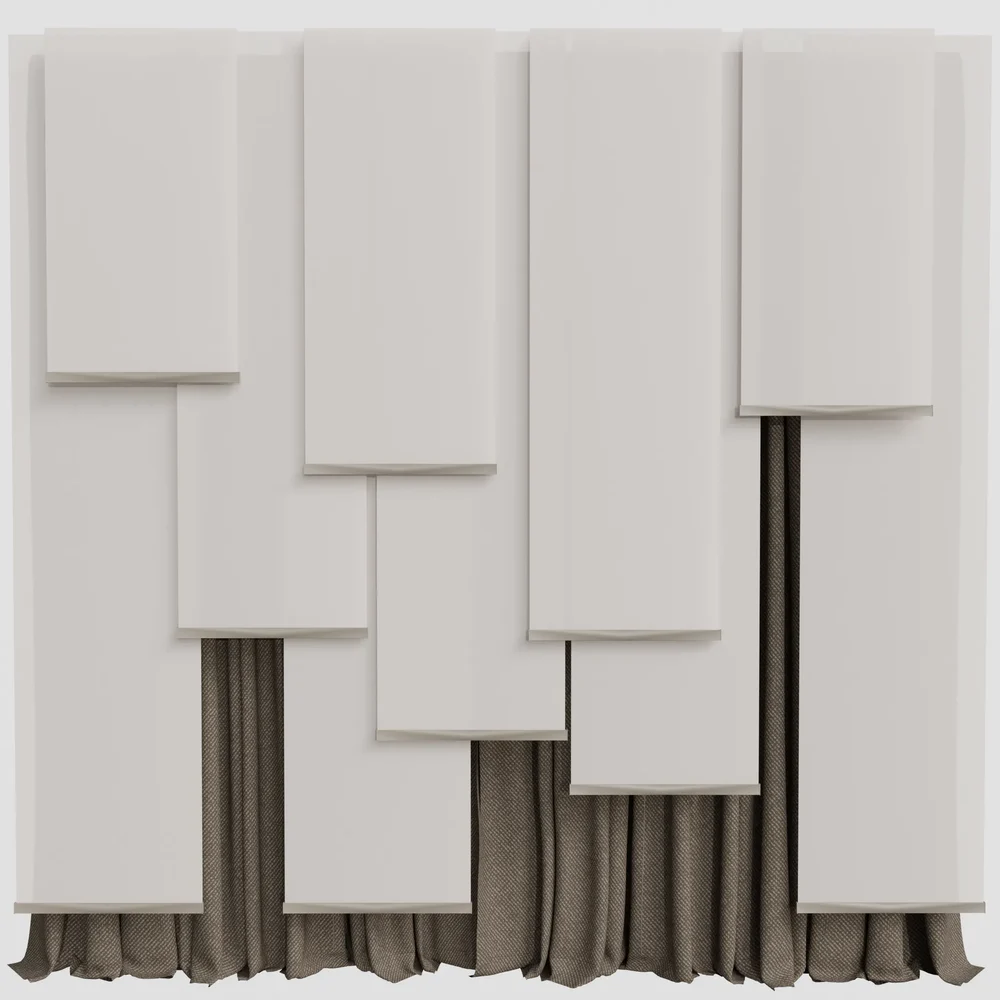 Gd Silk And Panel Curtain