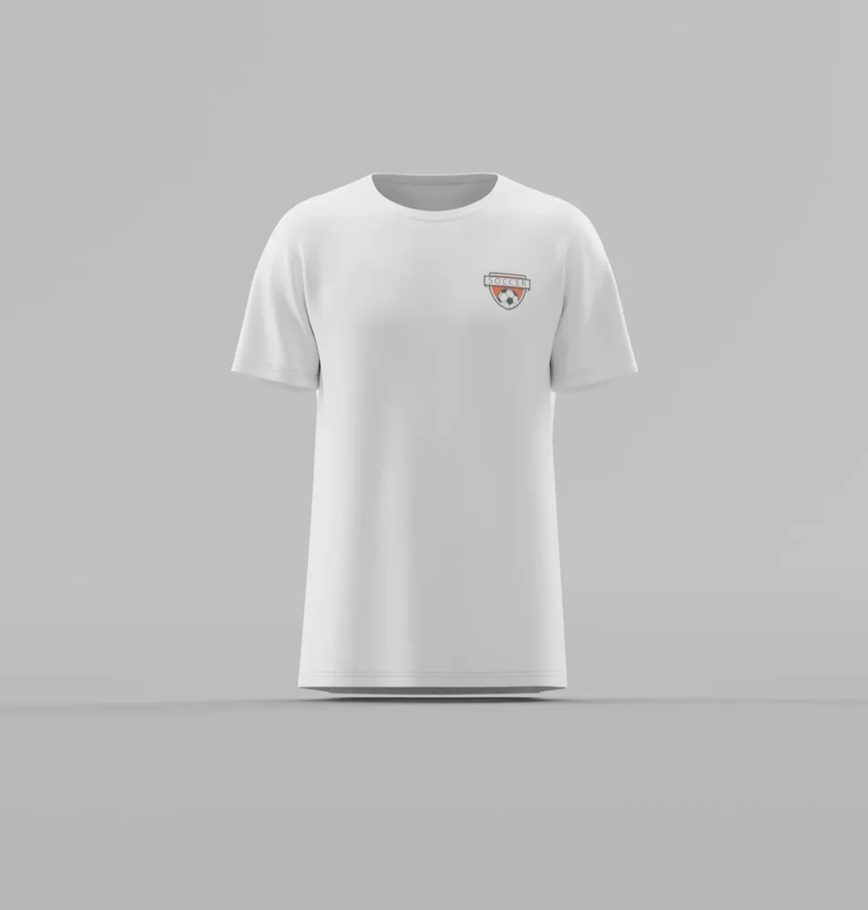 Soccer Shield Graphic White T-Shirt