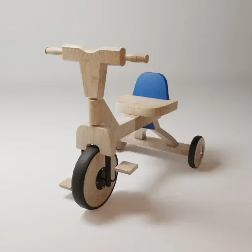 Wooden Tricycle For Children