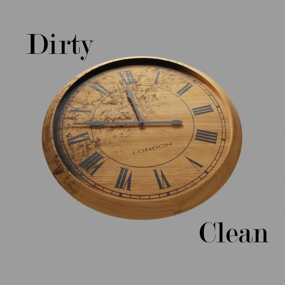 Wood Clock 74265890-c4b0-4fb0-85ed-dc5c45239891