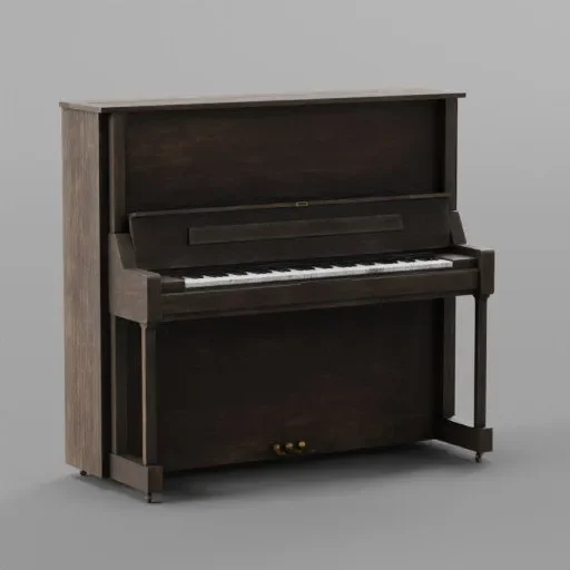 Old Wooden Piano