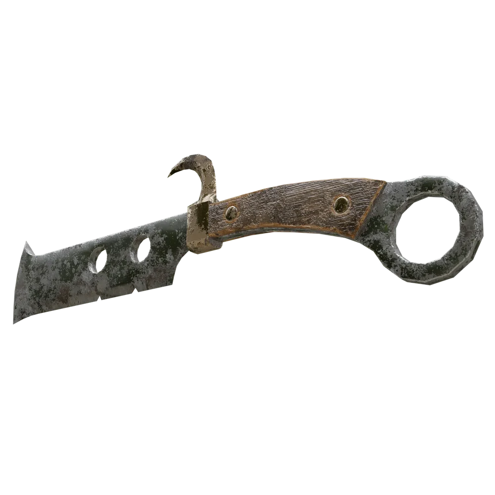 Old Knife With Hook