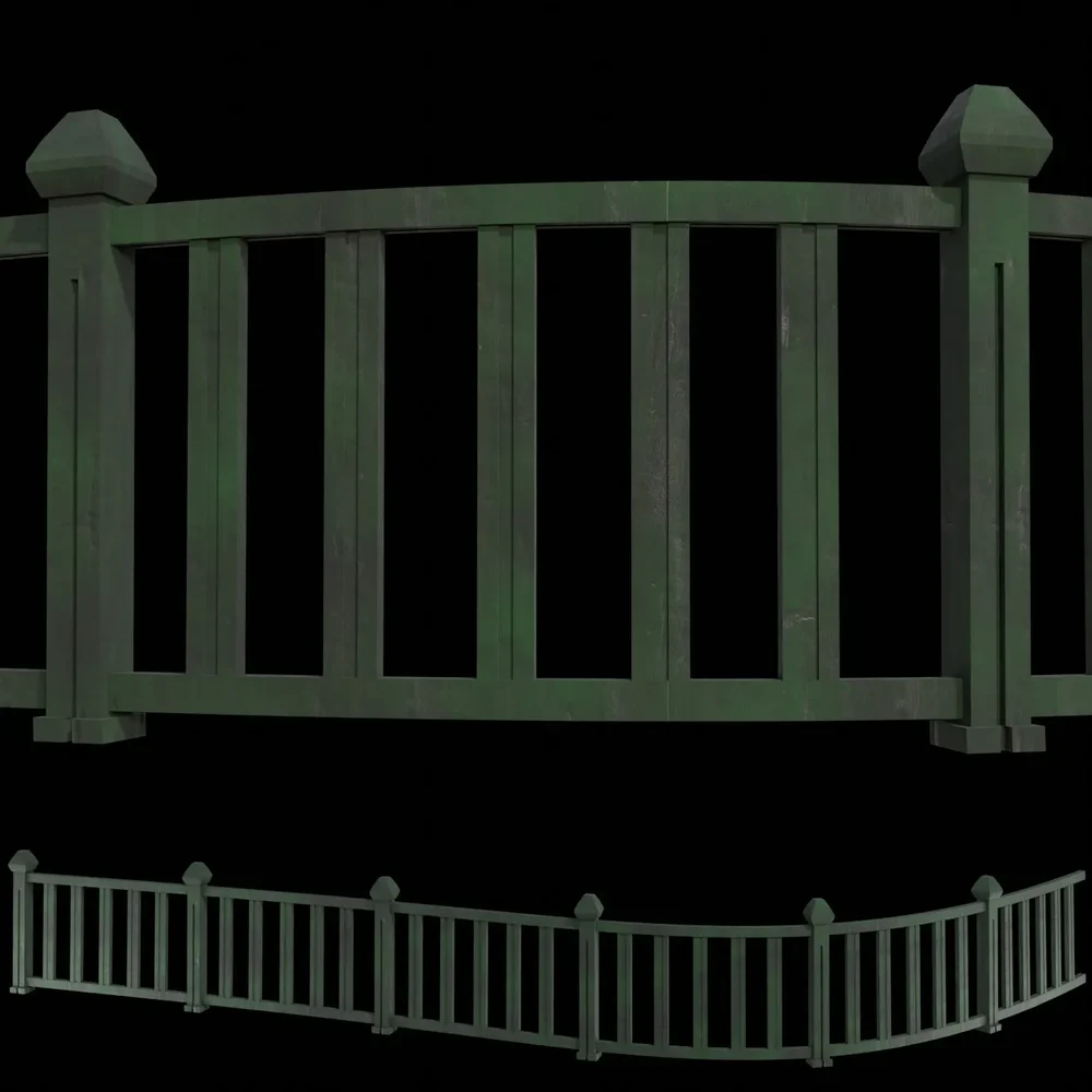 Shapeable Wood Fence