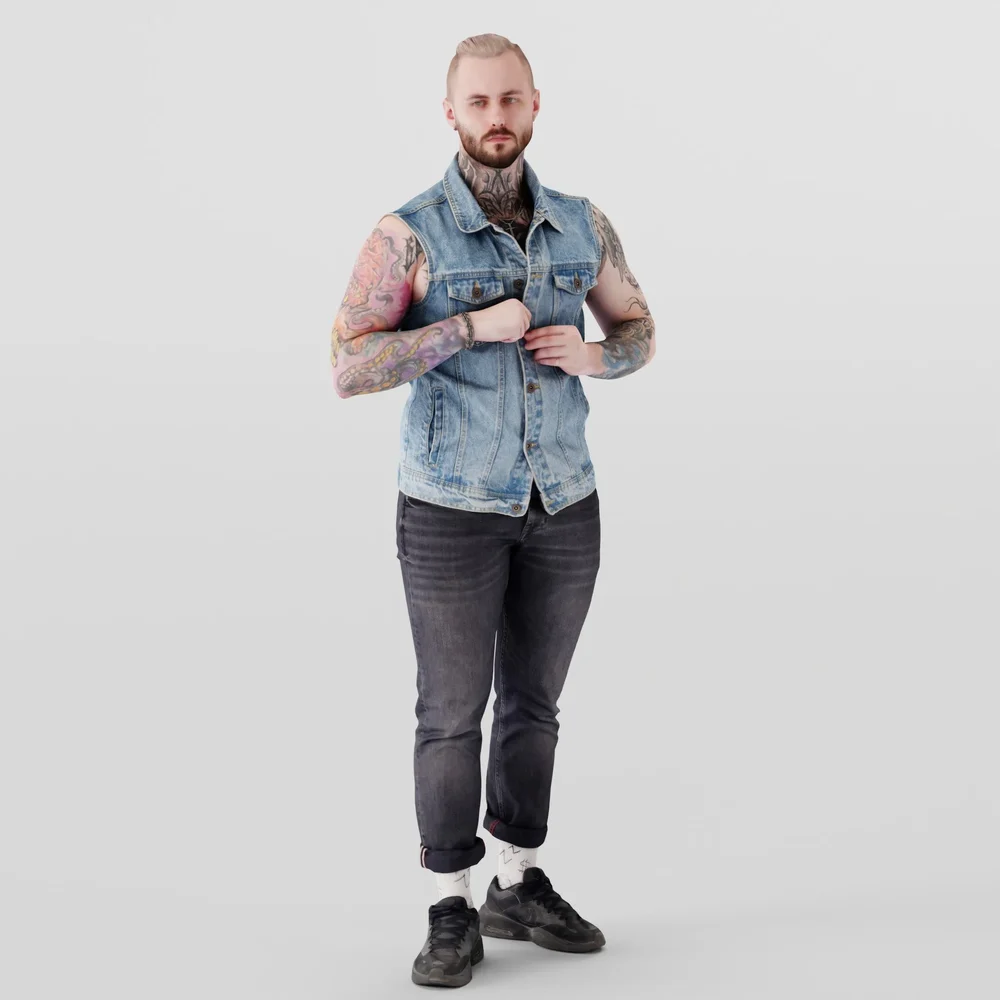 People Buttoning Up Shirt