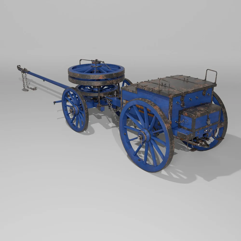 Prussian Supply Cart & Limber 1842