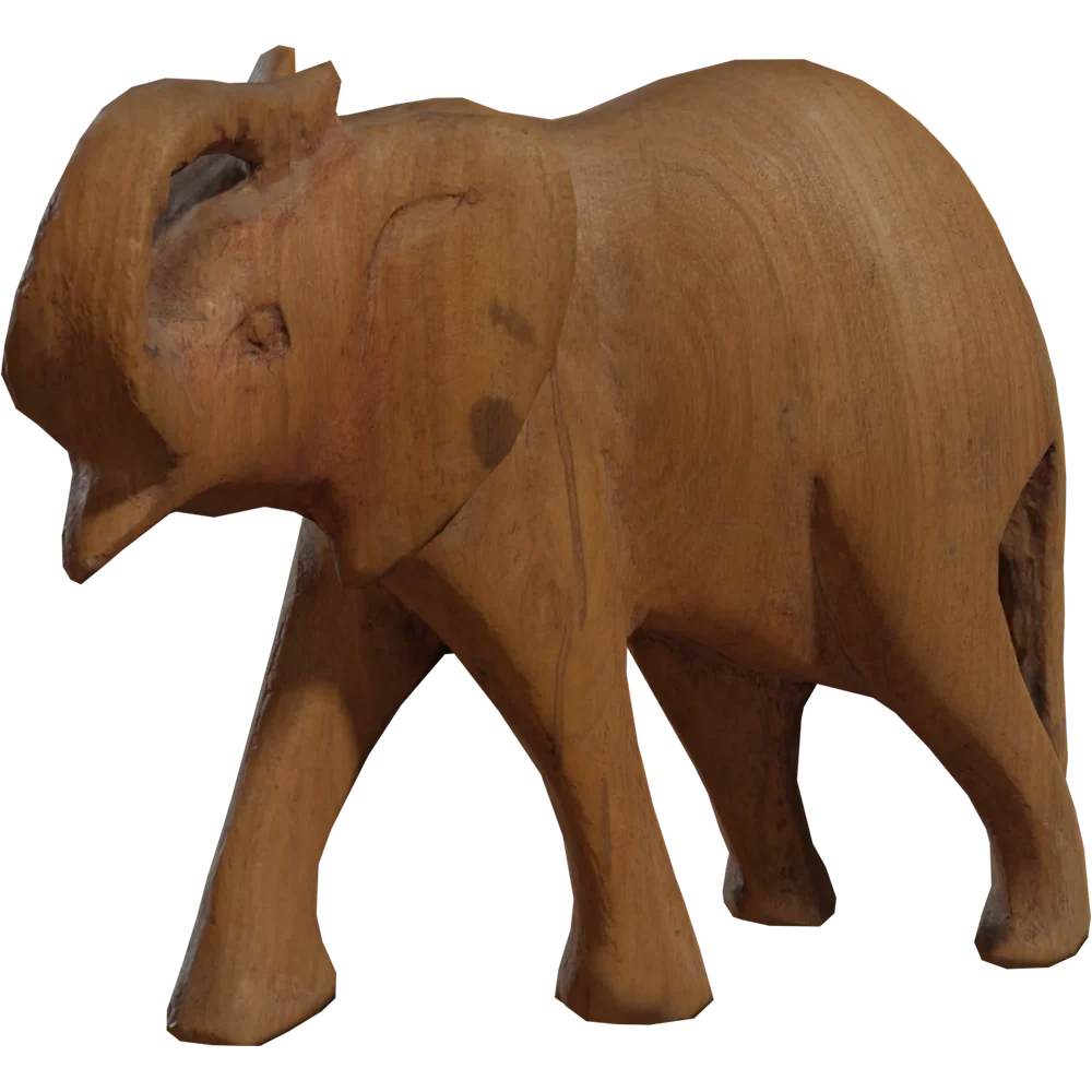 Carved Wooden Elephant
