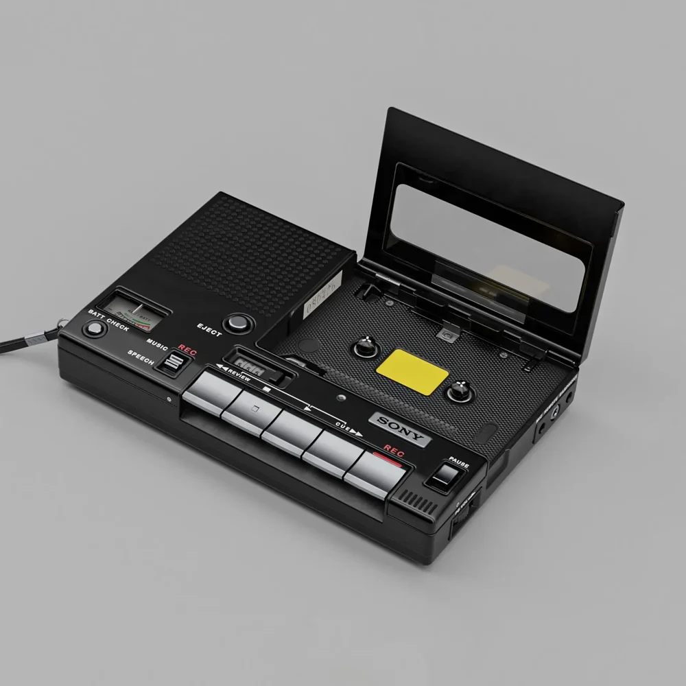 Sony Tc-1100 Cassette Player / Black